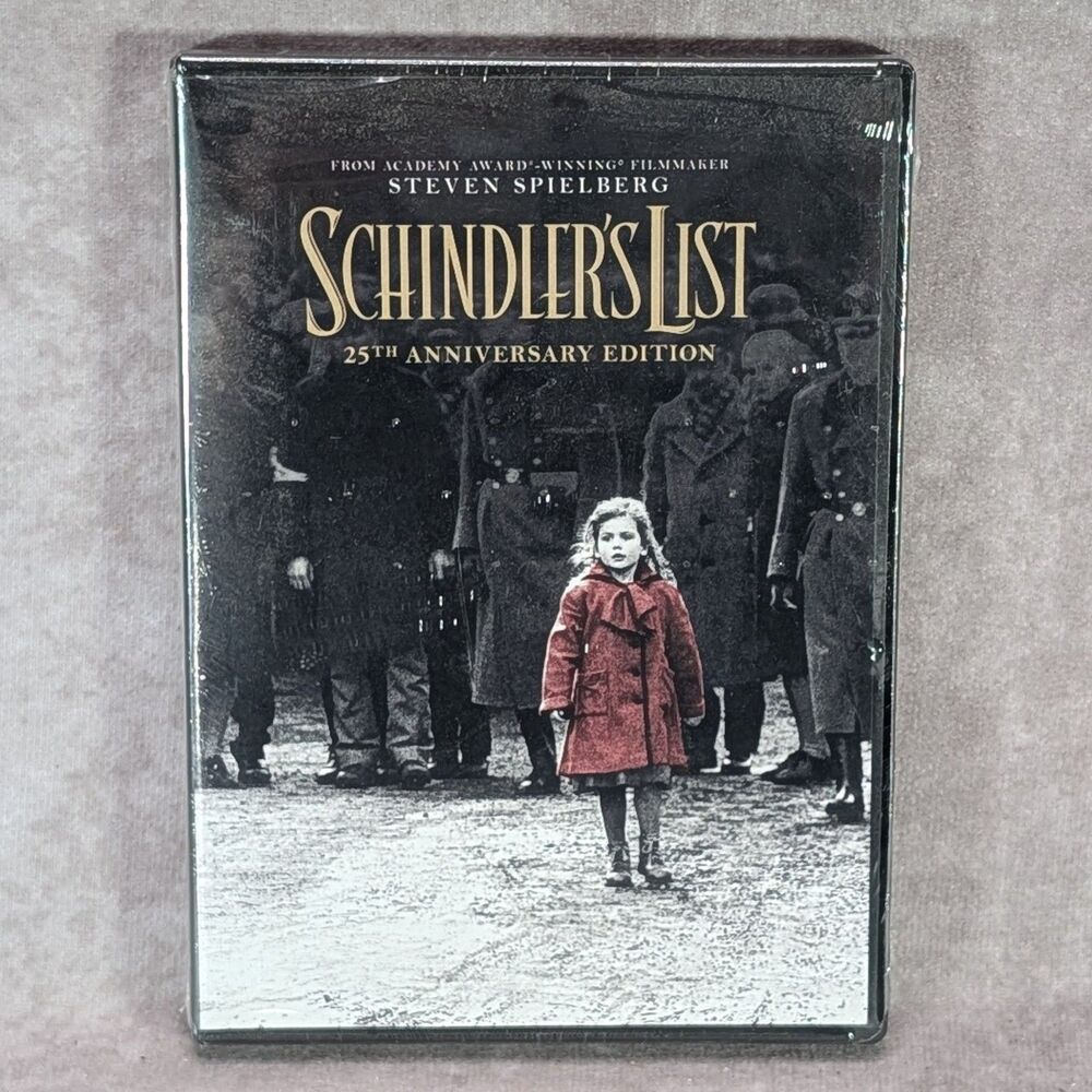 Schindler's List DVD 25th Anniversary Edition 3-Disc Set Steven Spielberg NEW